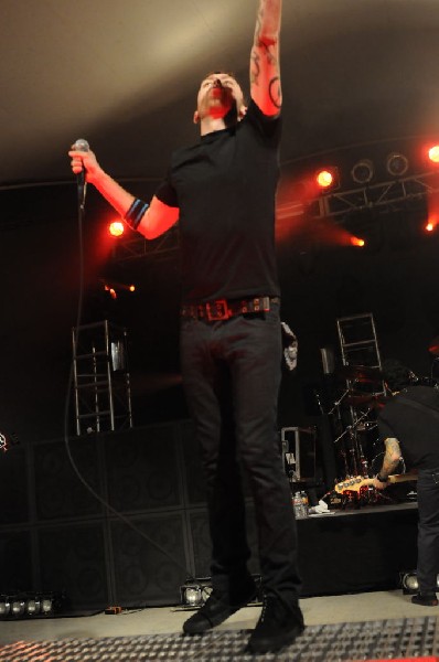 Rise Against at Stubb's BarBQ, Austin, Texas April 19, 2011 - photo by Jeff