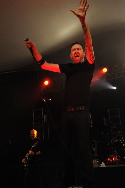 Rise Against at Stubb's BarBQ, Austin, Texas April 19, 2011 - photo by Jeff