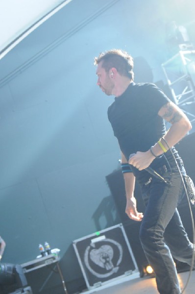 Rise Against at Stubb's BarBQ, Austin, Texas April 19, 2011 - photo by Jeff