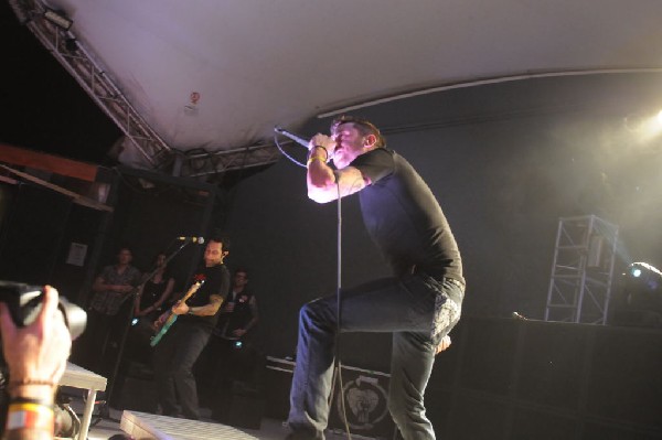 Rise Against at Stubb's BarBQ, Austin, Texas April 19, 2011 - photo by Jeff