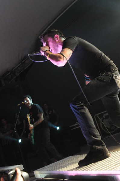 Rise Against at Stubb's BarBQ, Austin, Texas April 19, 2011 - photo by Jeff