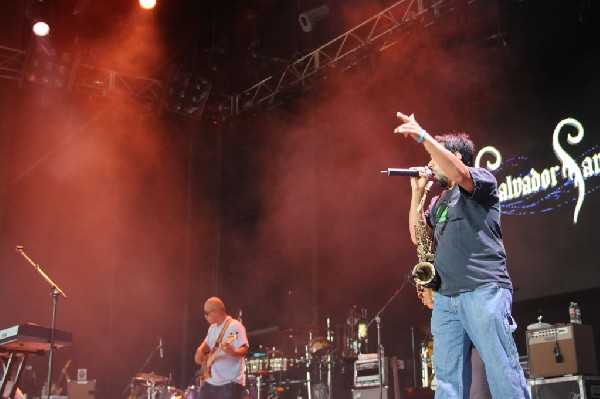 Salvador Santana Band at the Verizon Wireless Amphitheater