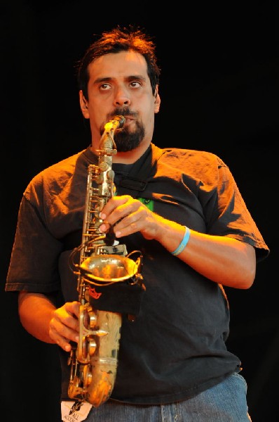 Salvador Santana Band at the Verizon Wireless Amphitheater