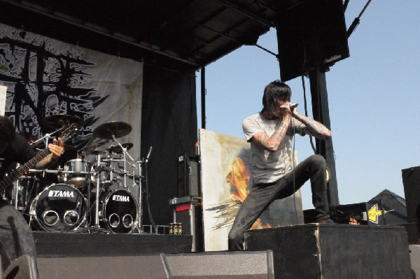 Suicide Silence at the Mayhem Festival Verizon Wireless Amphitheater