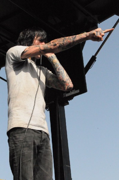 Suicide Silence at the Mayhem Festival Verizon Wireless Amphitheater
