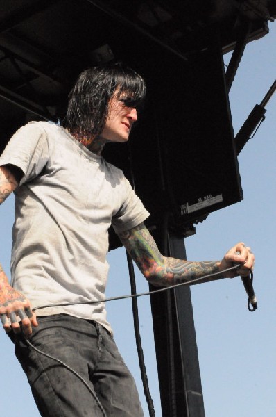Suicide Silence at the Mayhem Festival Verizon Wireless Amphitheater