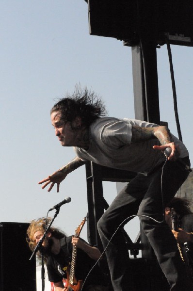 Suicide Silence at the Mayhem Festival Verizon Wireless Amphitheater
