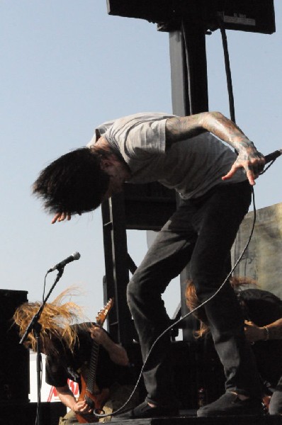 Suicide Silence at the Mayhem Festival Verizon Wireless Amphitheater