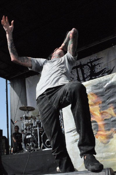 Suicide Silence at the Mayhem Festival Verizon Wireless Amphitheater