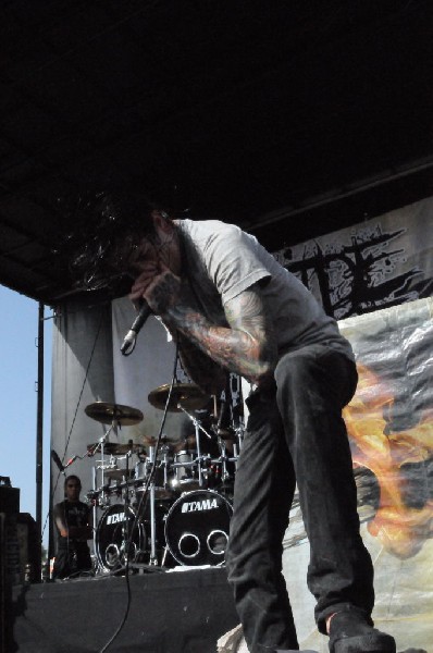 Suicide Silence at the Mayhem Festival Verizon Wireless Amphitheater