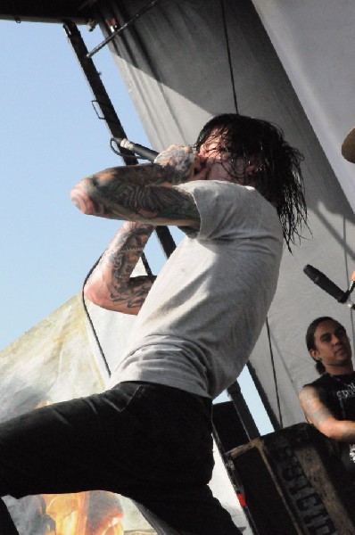 Suicide Silence at the Mayhem Festival Verizon Wireless Amphitheater