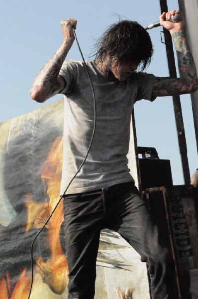 Suicide Silence at the Mayhem Festival Verizon Wireless Amphitheater