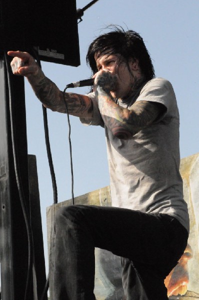 Suicide Silence at the Mayhem Festival Verizon Wireless Amphitheater