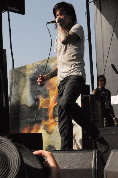 Suicide Silence at the Mayhem Festival Verizon Wireless Amphitheater