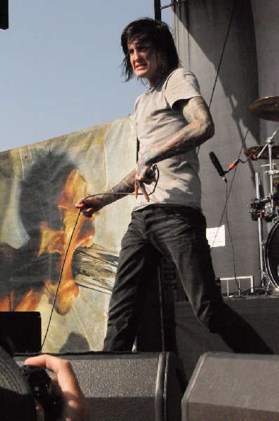 Suicide Silence at the Mayhem Festival Verizon Wireless Amphitheater