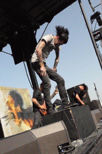 Suicide Silence at the Mayhem Festival Verizon Wireless Amphitheater