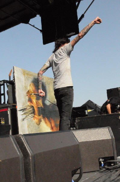Suicide Silence at the Mayhem Festival Verizon Wireless Amphitheater