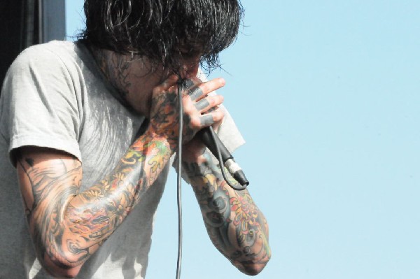 Suicide Silence at the Mayhem Festival Verizon Wireless Amphitheater