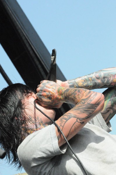 Suicide Silence at the Mayhem Festival Verizon Wireless Amphitheater