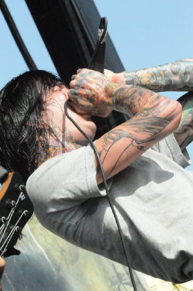 Suicide Silence at the Mayhem Festival Verizon Wireless Amphitheater