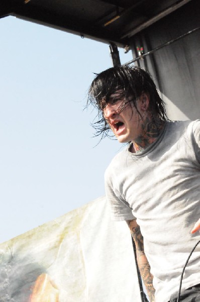 Suicide Silence at the Mayhem Festival Verizon Wireless Amphitheater