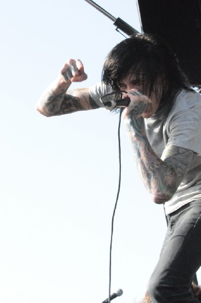Suicide Silence at the Mayhem Festival Verizon Wireless Amphitheater