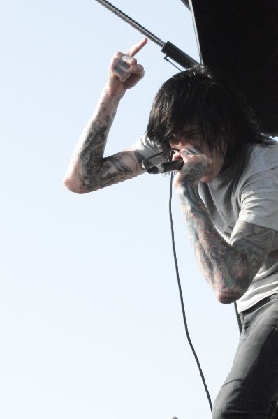 Suicide Silence at the Mayhem Festival Verizon Wireless Amphitheater