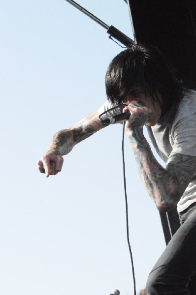 Suicide Silence at the Mayhem Festival Verizon Wireless Amphitheater