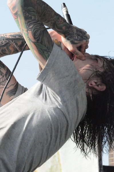 Suicide Silence at the Mayhem Festival Verizon Wireless Amphitheater