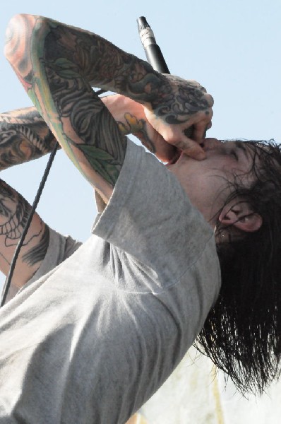 Suicide Silence at the Mayhem Festival Verizon Wireless Amphitheater