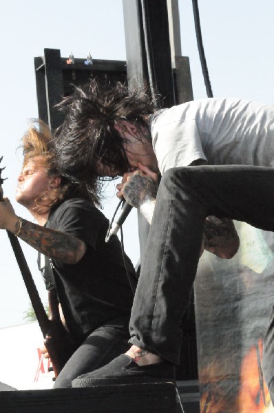 Suicide Silence at the Mayhem Festival Verizon Wireless Amphitheater