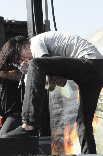 Suicide Silence at the Mayhem Festival Verizon Wireless Amphitheater