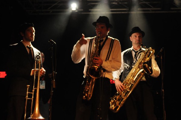 T Bird And The Breaks at the Austin Chronicle SXSW 2010 Film Party at La Zo