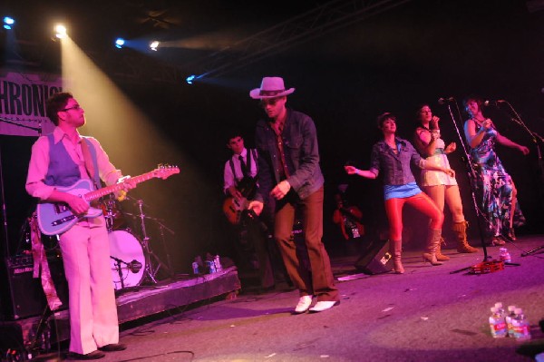 T Bird And The Breaks at the Austin Chronicle SXSW 2010 Film Party at La Zo