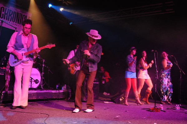 T Bird And The Breaks at the Austin Chronicle SXSW 2010 Film Party at La Zo