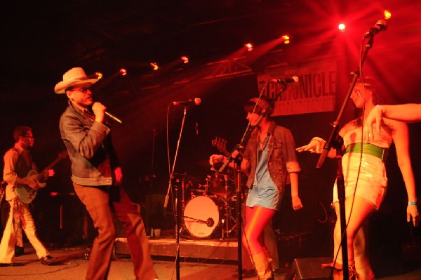 T Bird And The Breaks at the Austin Chronicle SXSW 2010 Film Party at La Zo