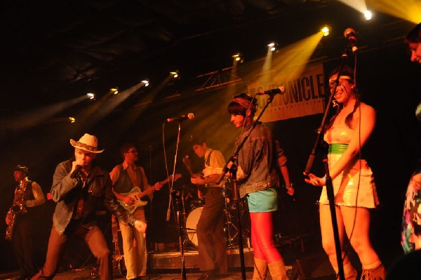 T Bird And The Breaks at the Austin Chronicle SXSW 2010 Film Party at La Zo