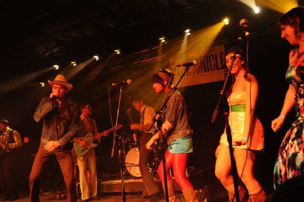 T Bird And The Breaks at the Austin Chronicle SXSW 2010 Film Party at La Zo