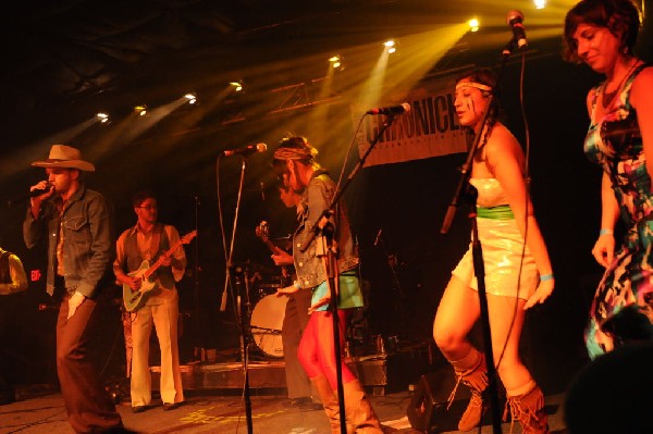 T Bird And The Breaks at the Austin Chronicle SXSW 2010 Film Party at La Zo