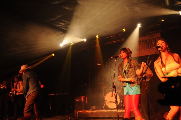 T Bird And The Breaks at the Austin Chronicle SXSW 2010 Film Party at La Zo