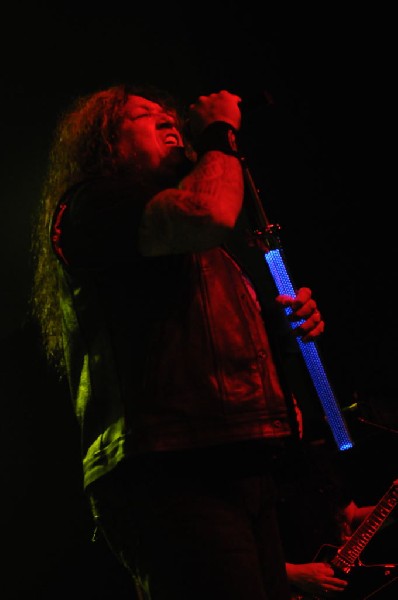 Testament at Emo's East, Austin, Texas 10/29/11 - photo by Jeff Barringer