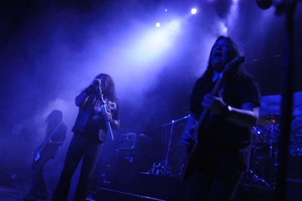Testament at Emo's East, Austin, Texas 10/29/11 - photo by Jeff Barringer