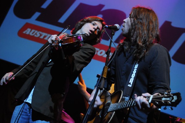 The Coveters perform at the AMP Launch Party at ACL Live at the Moody Theat