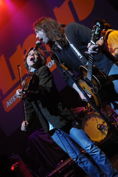 The Coveters perform at the AMP Launch Party at ACL Live at the Moody Theat