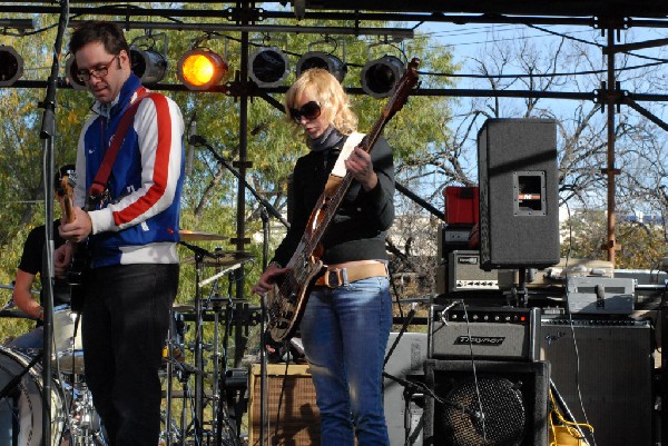The Oranges Band at Fun Fun Fun Fest in Waterloo Park, Austin Texas