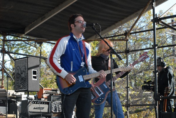 The Oranges Band at Fun Fun Fun Fest in Waterloo Park, Austin Texas