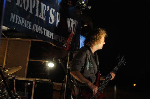 The Peoples Party perform in the street, Austin, Texas, SXSW 2008