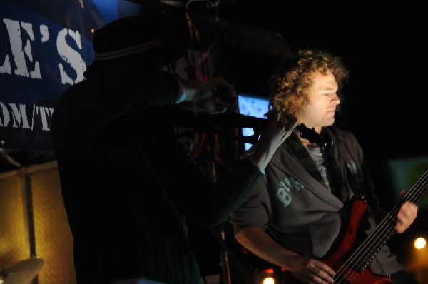 The Peoples Party perform in the street, Austin, Texas, SXSW 2008