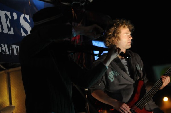 The Peoples Party perform in the street, Austin, Texas, SXSW 2008