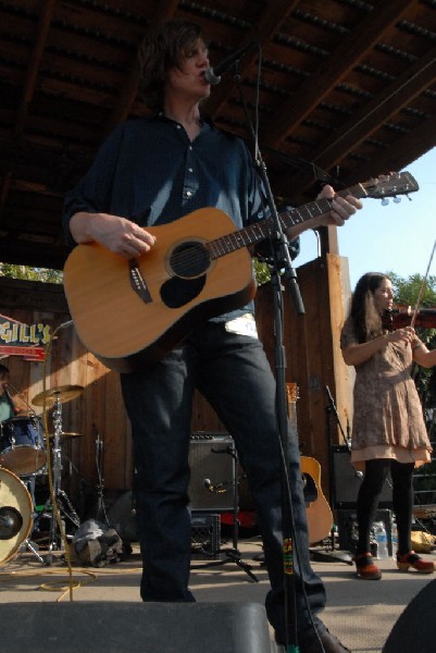 Thurston Moore at the Roky Erickson Ice Cream Social at Threadgill's , Aust